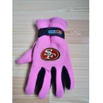 San Francisco 49ers NFL Adult Winter Warm Gloves Pink