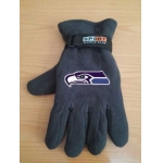 Seattle Seahawks NFL Adult Winter Warm Gloves Dark Gray