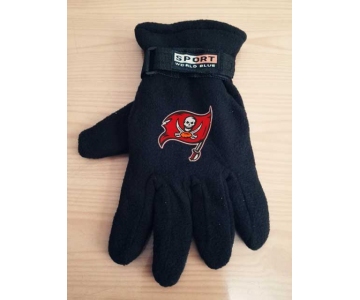 Tampa Bay Buccaneers NFL Adult Winter Warm Gloves Black