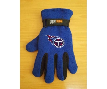 Tennessee Titans NFL Adult Winter Warm Gloves Blue