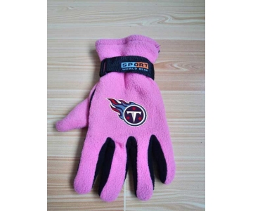 Tennessee Titans NFL Adult Winter Warm Gloves Pink