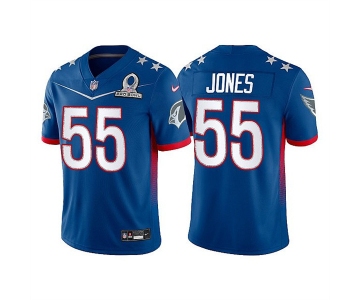 Men's Arizona Cardinals #55 Chandler Jones 2022 Royal NFC Pro Bowl Stitched Jersey