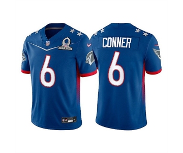Men's Arizona Cardinals #6 James Conner 2022 Royal NFC Pro Bowl Stitched Jersey