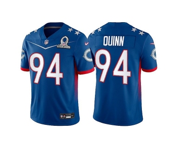 Men's Chicago Bears #94 Robert Quinn 2022 NFC Royal Pro Bowl Stitched Jersey