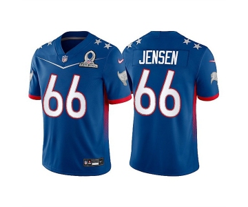 Men's Tampa Bay Buccaneers #66 Ryan Jensen 2022 NFC Royal Pro Bowl Stitched Jersey