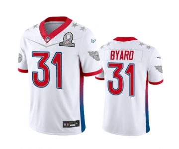 Men's Tennessee Titans #31 Kevin Byard 2022 White Pro Bowl Stitched Jersey