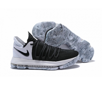 Wholesale Cheap Nike KD 10 Shoes Black White