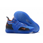 Wholesale Cheap Nike KD 11 Black Blue Tangerine