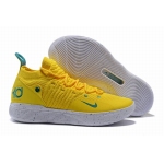 Wholesale Cheap Nike KD 11 Bright Yellow Storm