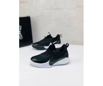 Wholesale Cheap Nike Kobe Mamba Focus 5 Kid Shoes Black White