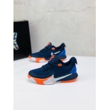 Wholesale Cheap Nike Kobe Mamba Focus 5 Kid Shoes Dark Blue White