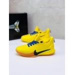Wholesale Cheap Nike Kobe Mamba Focus 5 Kid Shoes Yellow Blue