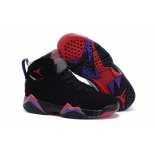 Wholesale Cheap Kids' Air Jordan 7 Retro Shoes Black/red-blue-gray