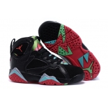 Wholesale Cheap Kids' Air Jordan 7 Retro Shoes Black/red-blue-silver