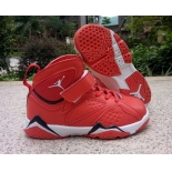 Wholesale Cheap Kid's Air Jordan 7 Shoes Red/Black-White