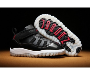 Wholesale Cheap Air Jordan 11 Kid & Baby shoes Black/Red