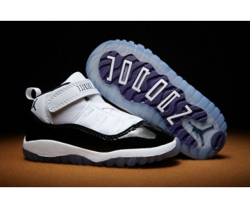 Wholesale Cheap Air Jordan 11 Kid & Baby shoes White/Black