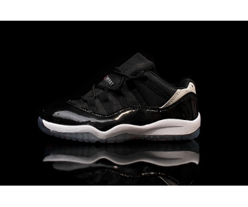 Wholesale Cheap Air Jordan 11 Kid Shoes Black/white