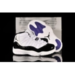 Wholesale Cheap Air Jordan 11 Kid Shoes White/Black