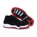 Wholesale Cheap Kid's Air Jordan 11 Future Shoes Black/white-red