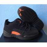 Wholesale Cheap Kids Air Jordan 12 Low Max Orange Black/Orange