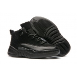 Wholesale Cheap Kids Air Jordan 12 OVO Black