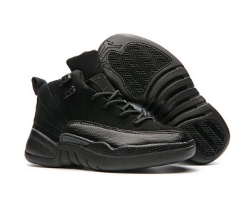 Wholesale Cheap Kids Air Jordan 12 OVO Black