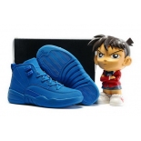 Wholesale Cheap Kids Air Jordan 12 Shoes True blue