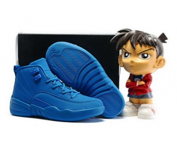 Wholesale Cheap Kids Air Jordan 12 Shoes True blue