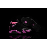 Wholesale Cheap Air Jordan 14 Kid Shoes Black/pink