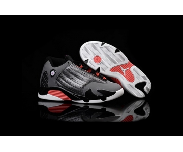 Wholesale Cheap Air Jordan 14 Kid Shoes Gray/black-red