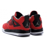 Wholesale Cheap Air Jordan 4 (IV) Kids Shoes Red/black