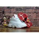 Wholesale Cheap Kids' Air Jordan 13 Alternate Shoes White/Red