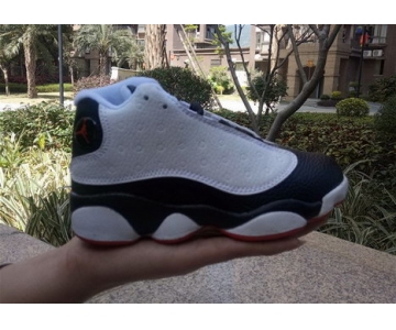 Wholesale Cheap Kids Air Jordan 13 Retro Countdown Pack White/Black-Red