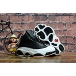 Wholesale Cheap Kids' Air Jordan 13 Retro Shoes Black/White