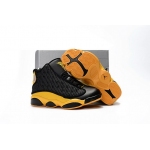 Wholesale Cheap Kids' Air Jordan 13 Retro Shoes Black/Yellow
