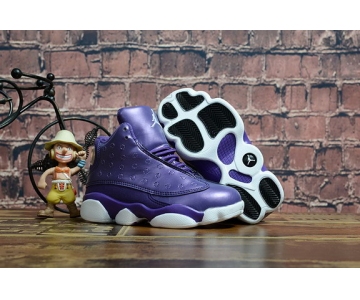 Wholesale Cheap Kids Air Jordan 13 Retro Shoes Blue/Bright concord-White