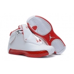 Wholesale Cheap Air Jordan 18 Kid Shoes White/Red