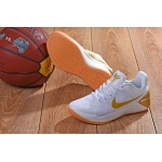 Wholesale Cheap Nike Kobe 11 AD Shoes White Gold