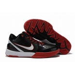 Wholesale Cheap Nike Kobe 4 Shoes Black Red White