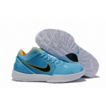 Wholesale Cheap Nike Kobe 4 Shoes Blue Yellow