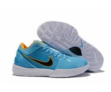 Wholesale Cheap Nike Kobe 4 Shoes Blue Yellow