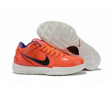 Wholesale Cheap Nike Kobe 4 Shoes Orange White