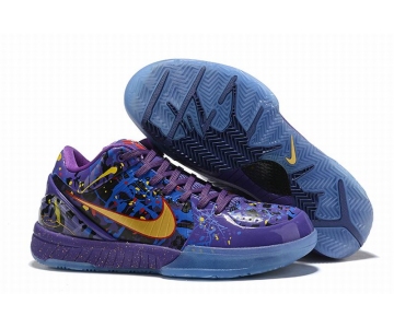 Wholesale Cheap Nike Kobe 4 Shoes Purple Colors