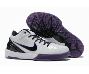 Wholesale Cheap Nike Kobe 4 Shoes White Purple Black