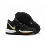 Wholesale Cheap Nike Kyire 5 Black White Gold-logo