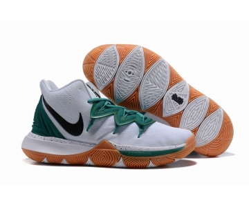 Wholesale Cheap Nike Kyire 5 White Green Black-logo