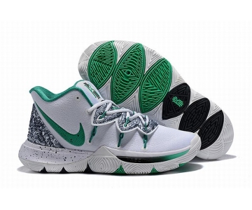 Wholesale Cheap Nike Kyire 5 White Green-logo
