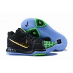 Wholesale Cheap Nike Kyire 3 Black Blue Gold-logo