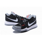 Wholesale Cheap Nike Kyire 3 Black Crack White